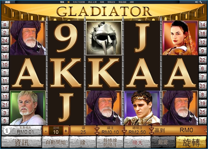 iBET 在线娱乐城 – PT 电子游戏馆 GLADIATOR iBET 在线娱乐城 – PT 电子游戏馆 GLADIATOR
