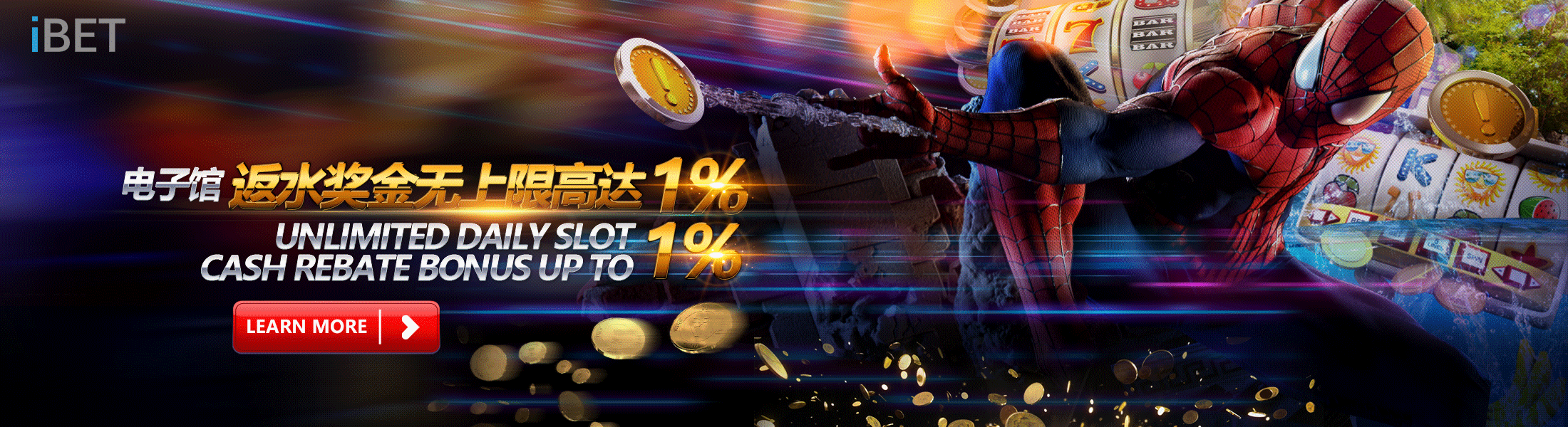 iBET优惠活动介绍 - 电子馆返水奖金无上限高达1% iBET优惠活动介绍 - 电子馆返水奖金无上限高达1%