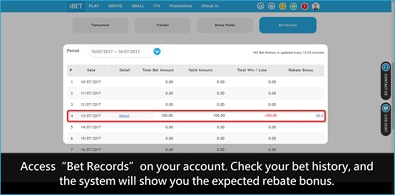 Getting i8 (iBET) Online Casino 0.35% Sports Rebate Tutorial Getting iBET Online Casino 0.35% Sports Rebate Tutorial
