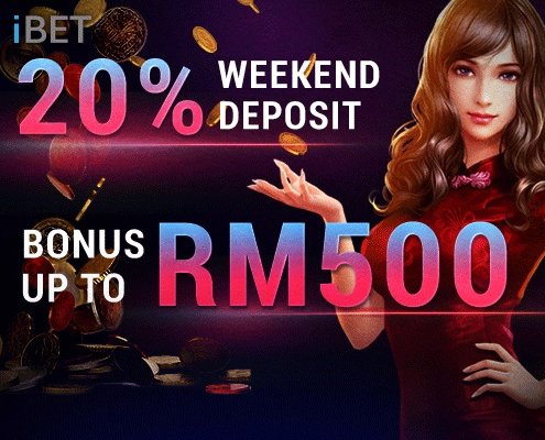 iBET Guide You How To Get 20% Weekend Deposit Bonus