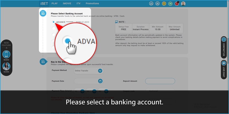 i8 (iBET) Guides You How To Getting 5% Daily Deposit Bonus iBET Guides You How To Getting 5% Daily Deposit Bonus