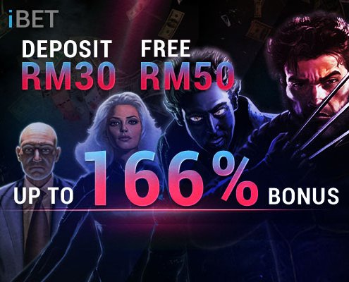 iBET MONTHLY DEPOSIT BONUS - Deposit RM30 Free RM50