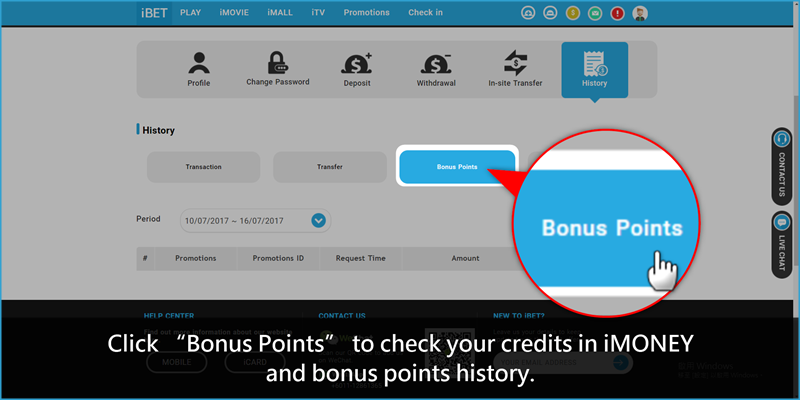 i8 (iBET) Malaysia - Get 0.75% Rebate Bonus in Live Casino-Bonus Points iBET Malaysia - Get 0.75% Rebate Bonus in Live Casino-Bonus Points