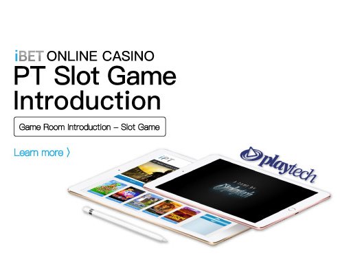iBET-Online-Casino-–-PT-Slots-Gameroom-Introduction