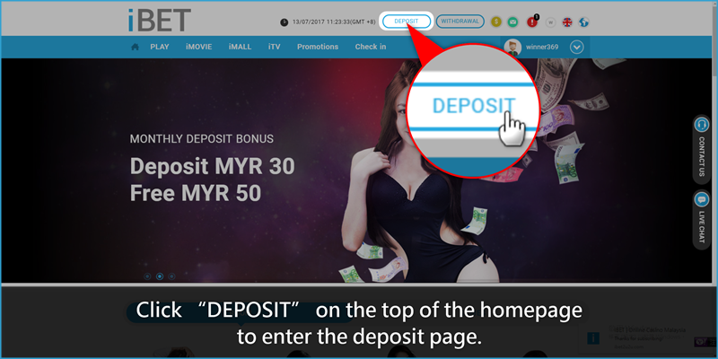 i8 (iBET) Promotion Tutorial - Get Free RM50 by deposit RM30-deposit iBET Promotion Tutorial - Get Free RM50 by deposit RM30-deposit