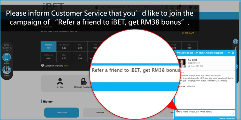 i8 (iBET) Online Casino Teach You to Get Refer Bonus RM38 iBET Online Casino Teach You to Get Refer Bonus RM38