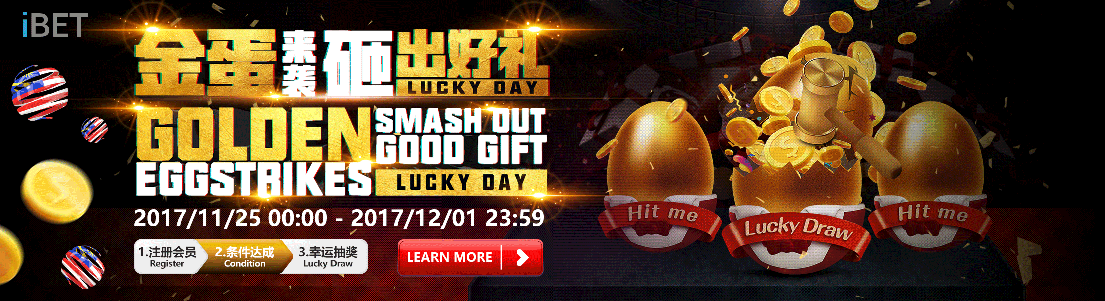 i8 (iBET) Promotion - Gold Eggs Attacked, Grab Big Prize iBET Promotion - Gold Eggs Attacked, Grab Big Prize