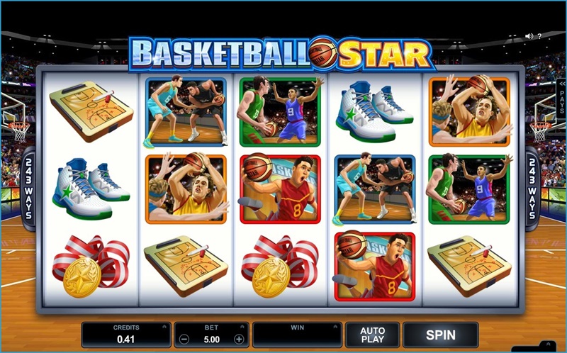 The Popular 15 Paylines Slot – Basketball Star