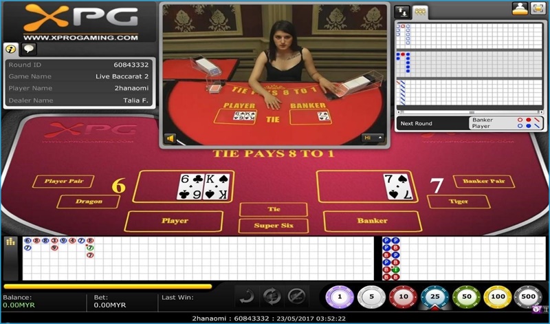 iBET Online Casino－iCASINO++(XPG) Live Casino Intro-baccarat