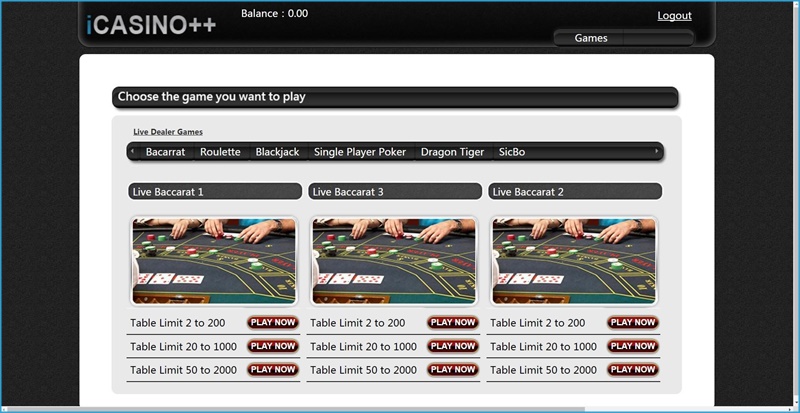 iBET Online Casino－iCASINO++(XPG) Live Casino Intro-Gameroom
