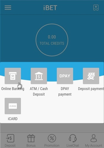 Select your desired payment method.