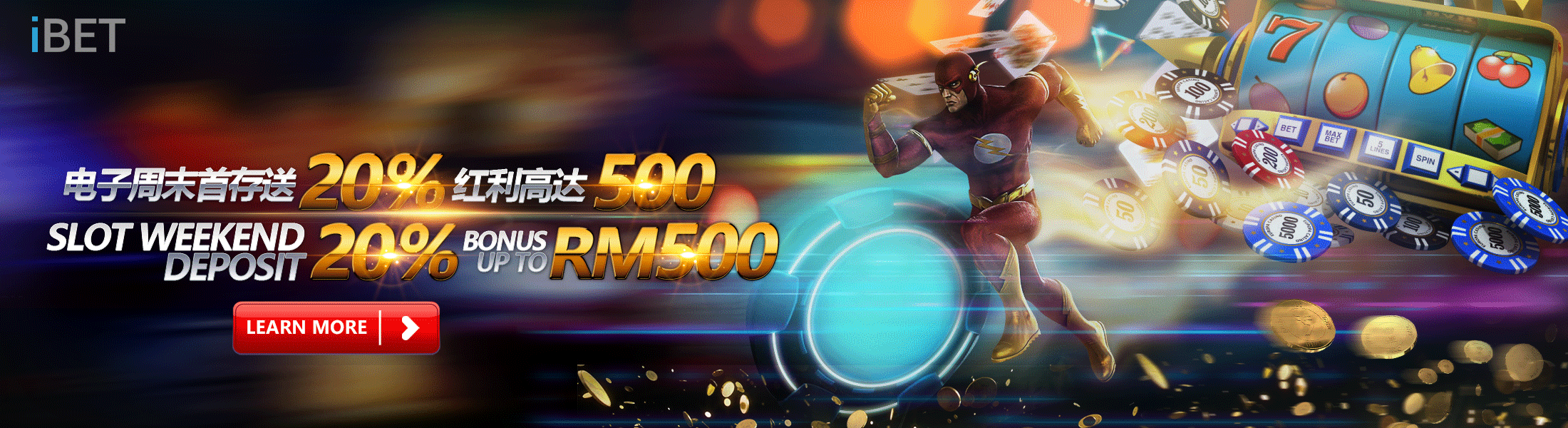 i8 (iBET) Online Casino - Slot Weenkend Deposit Bonus 20%-1 iBET Online Casino - Slot Weenkend Deposit Bonus 20%-1