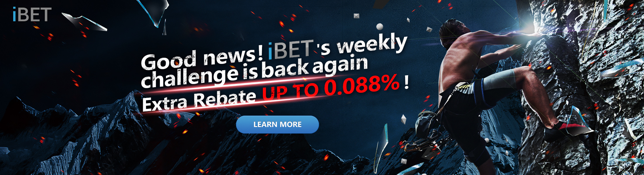 i8 (iBET) Weekly Challenge – Earn extra rebate bonus! iBET Weekly Challenge – Earn extra rebate bonus!