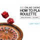 Learn How to Play Roulette–Malaysia live online casino-iBET