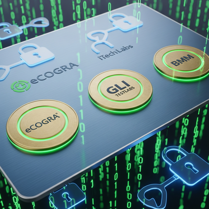 To illustrate the rigorous testing and certification process of RNG systems by independent laboratories and regulatory bodies, emphasizing transparency and trust.