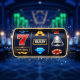 Vibrant online slot machine interface displaying 'RTP: 96%' with spinning reels and classic casino symbols, set against a luxurious digital casino background, symbolizing smart gaming.