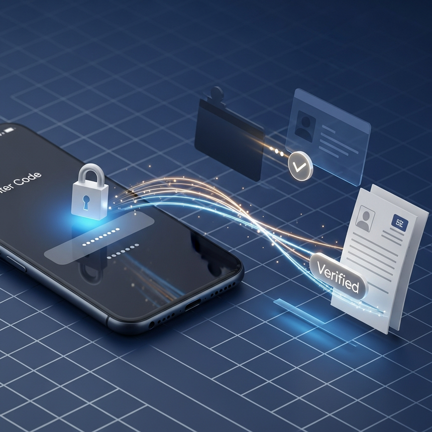 Visualizes the key security measures for preventing future access issues, such as two-factor authentication (2FA) and identity document verification, emphasizing account protection.