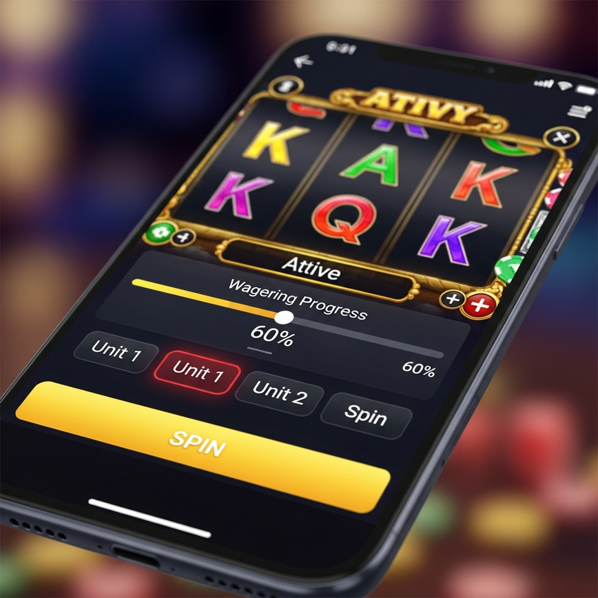 Visualizes smart wagering strategies, specifically tracking progress and managing bankroll through small, consistent bets on a mobile device.