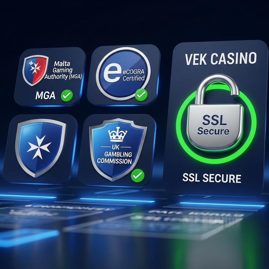 说明监管牌照和安全认证对在线赌场的重要性,特别提到 MGA 和 eCOGRA。