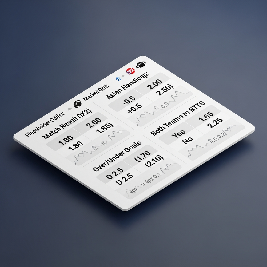 Illustrates the variety and structure of popular MSL betting markets and their typical odds, providing a visual aid for understanding different bet types.