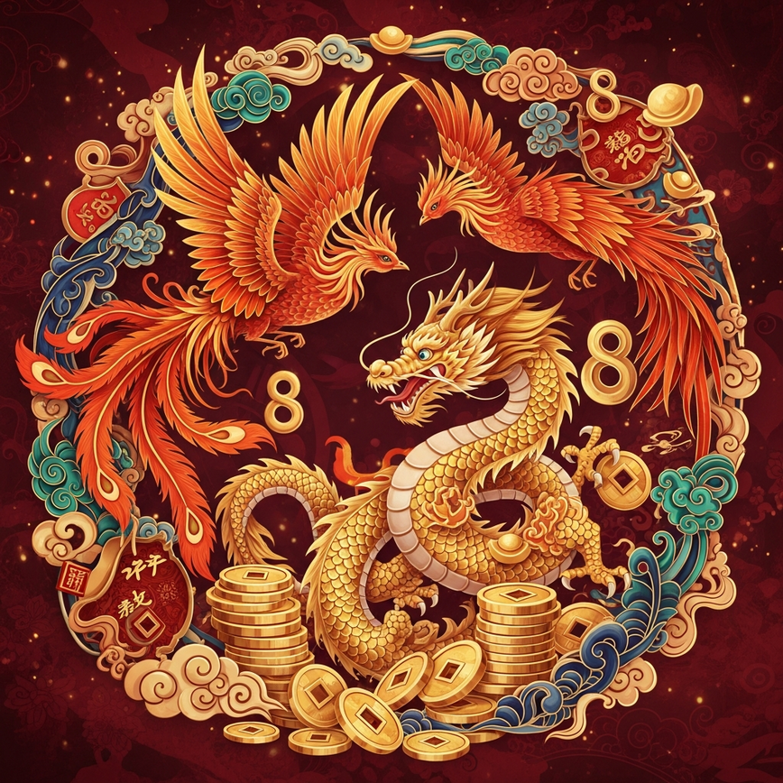 Illustrates the 'Cultural Elements That Drive Engagement' section, showcasing the traditional symbols and imagery that PG Soft integrates into its games.