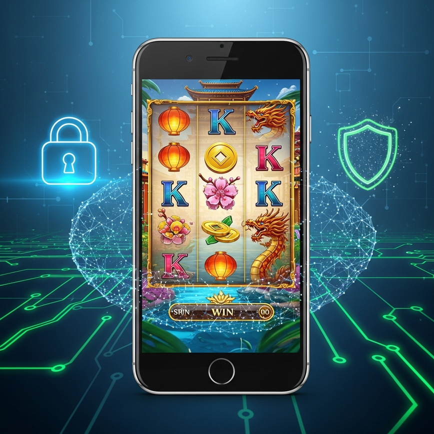 To represent Jili slots' mobile-first design and the underlying technical excellence and fair play certifications (RNG, MGA, eCOGRA).