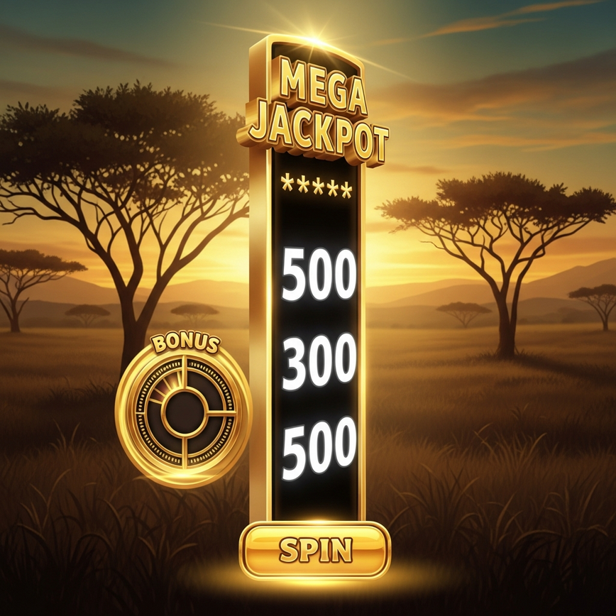 To illustrate the 'Legendary Progressive Jackpot Games' section, highlighting the immense winning potential of games like Mega Moolah.