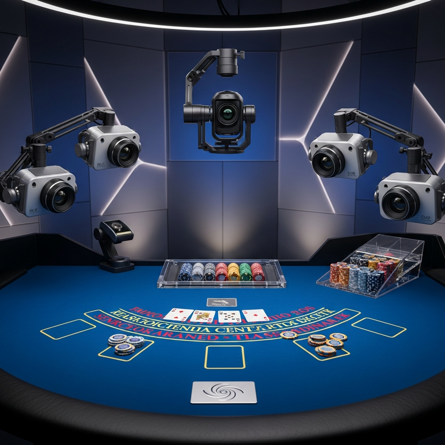 Emphasizes the professional, secure, and transparent gaming environment of live dealer studios, highlighting the technology and fairness measures.