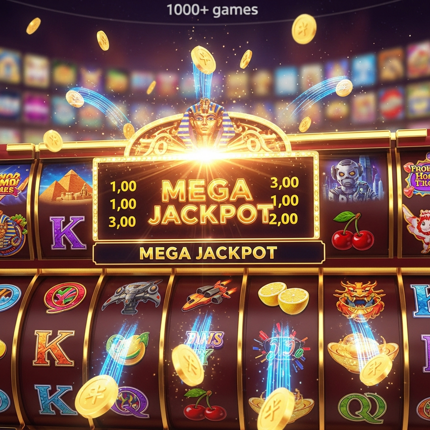 展示了累积积宝的概念以及大型游戏库中可用的各种老虎机游戏主题。