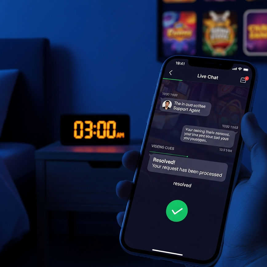 描绘了在非高峰时段，尤其是在凌晨 3 点左右，真正的 24/7 客服响应速度的关键性。