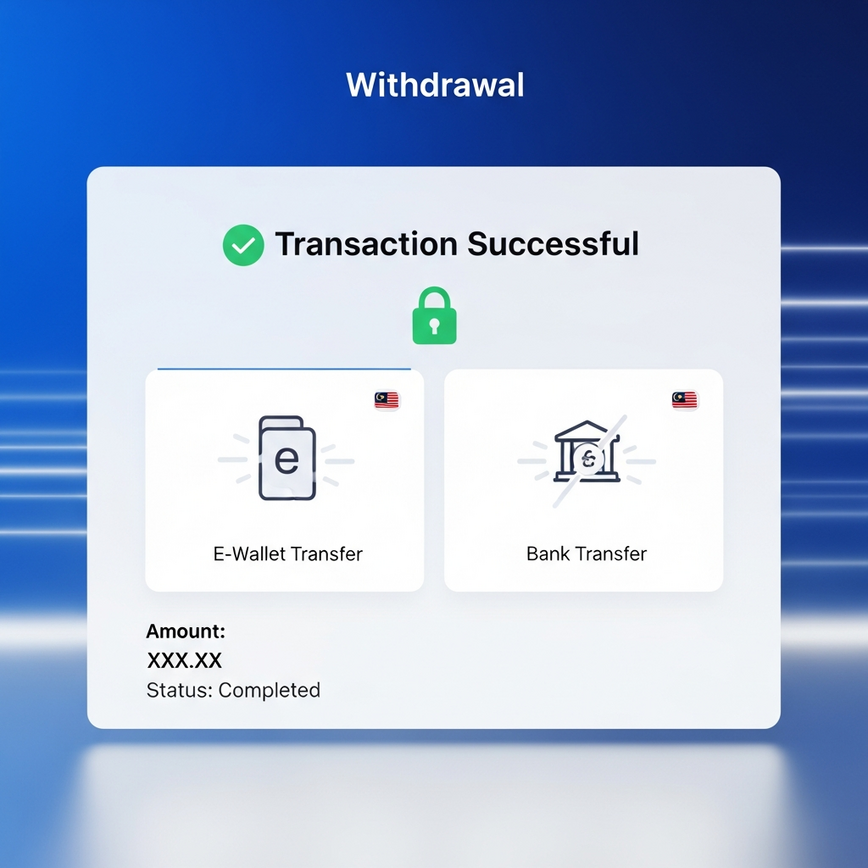 展示了持牌在线赌场头奖派彩的安全性和速度，突显了值得信赖且高效的提款流程。