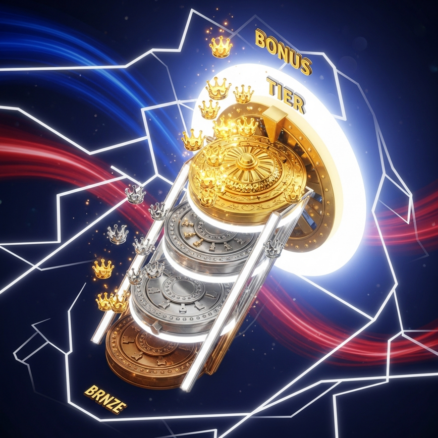 展示 Jackpot King 老虎机的多层次头奖系统和奖励游戏机制。