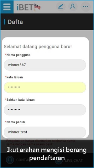 i8 (iBET) Panduan Permulaan – Bagaimana Mendaftar Melalui Telefon Bimbit iBET Panduan Permulaan – Bagaimana Mendaftar Melalui Telefon Bimbit