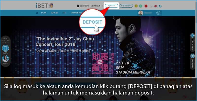 iBET Panduan Promosi – 20% Bonus Deposit Weekend