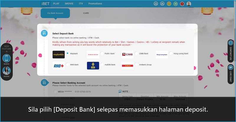 iBET Panduan Promosi – 20% Bonus Deposit Weekend