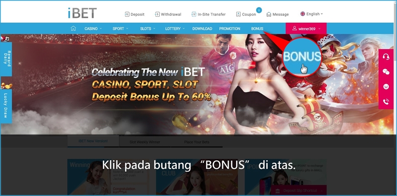PANDUAN PERMULAAN IBET – DEPOSIT LAYAN DIRI