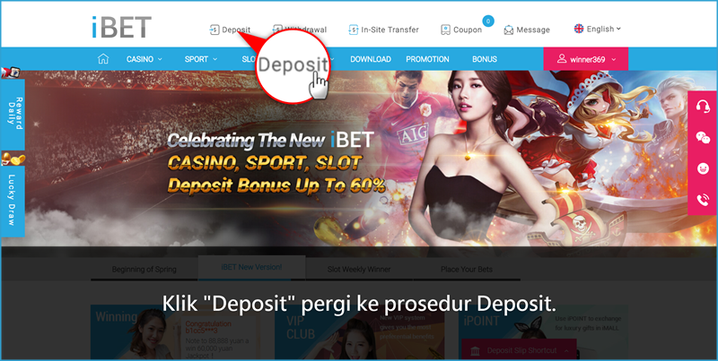 iBET Beginner’s Guide – How to make bank depositM2