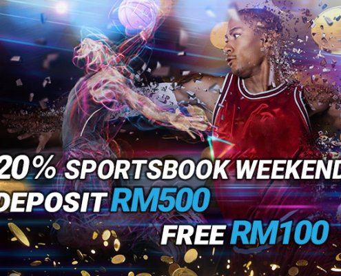 iBET Online Casino 20% Sportsbook Weekend Deposit RM500 FREE RM100