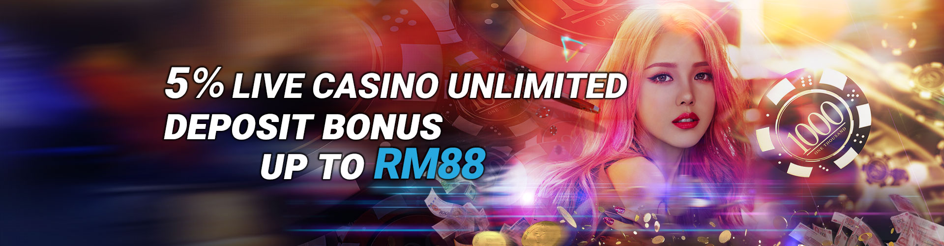 iBET Online Casino 5% Unlimited Live Casino Deposit Bonus