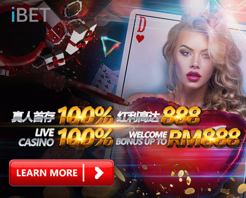 iBET Online Casino - Live Casino 100% Welcome Bonus