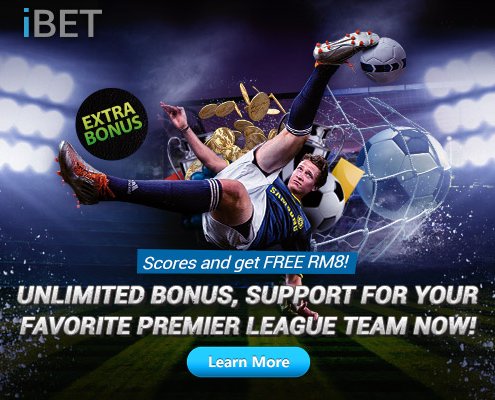 iBET Promotion - Scores and Get Free RM8! Unlimited Bonus