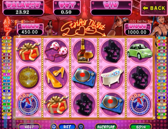 918kiss Striper Night Slot